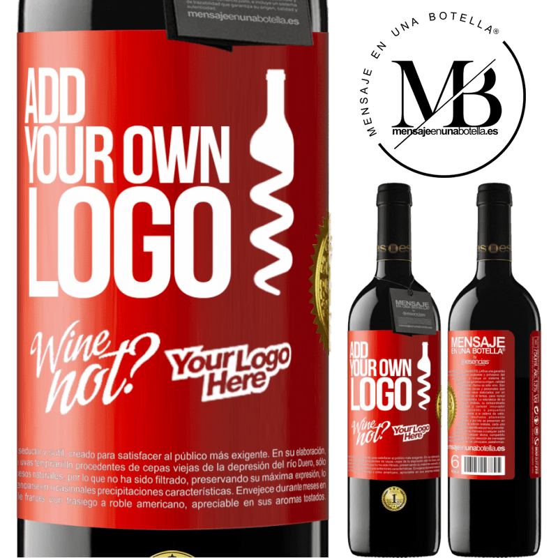 39,95 € Free Shipping | Red Wine RED Edition MBE Reserve Add your own logo Red Label. Customizable label Reserve 12 Months Harvest 2015 Tempranillo