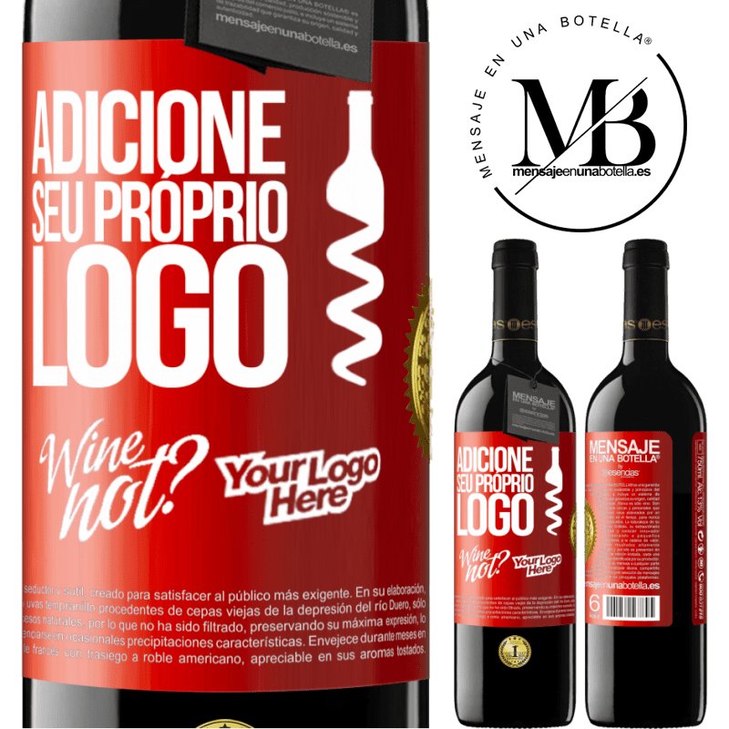 39,95 € Envio grátis | Vinho tinto Edição RED MBE Reserva Adicione seu próprio logo Etiqueta Vermelha. Etiqueta personalizável Reserva 12 Meses Colheita 2015 Tempranillo