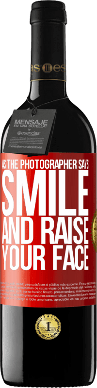 Free Shipping | Red Wine RED Edition MBE Reserve As the photographer says, smile and raise your face Red Label. Customizable label Reserve 12 Months Harvest 2014 Tempranillo