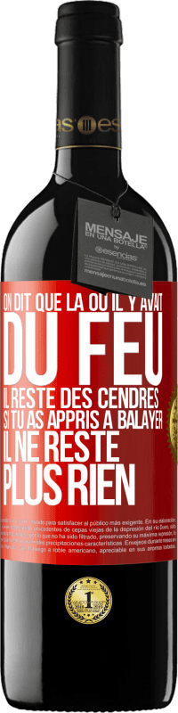 39,95 € Envoi gratuit | Vin rouge Édition RED MBE Réserve On dit que là où il y avait du feu, il reste des cendres. Si tu as appris à balayer, il ne reste plus rien Étiquette Rouge. Étiquette personnalisable Réserve 12 Mois Récolte 2016 Tempranillo