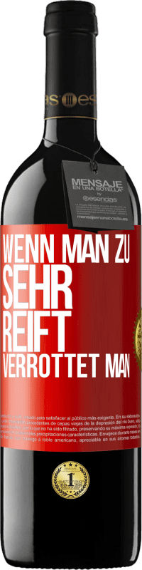 «Wenn man zu sehr reift, verrottet man» RED Ausgabe MBE Reserve