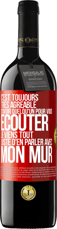 Envoi gratuit | Vin rouge Édition RED MBE Réserve C'est toujours très agréable d'avoir quelqu'un pour vous écouter. Je viens tout juste d'en parler avec mon mur Étiquette Rouge. Étiquette personnalisable Réserve 12 Mois Récolte 2014 Tempranillo