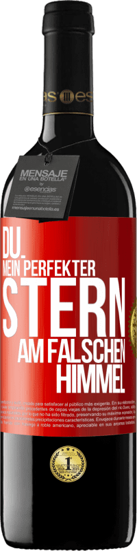 Kostenloser Versand | Rotwein RED Ausgabe MBE Reserve Du. Mein perfekter Stern am falschen Himmel Rote Markierung. Anpassbares Etikett Reserve 12 Monate Ernte 2014 Tempranillo