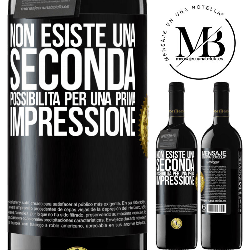 39,95 € Spedizione Gratuita | Vino rosso Edizione RED MBE Riserva Non esiste una seconda possibilità per una prima impressione Etichetta Nera. Etichetta personalizzabile Riserva 12 Mesi Raccogliere 2015 Tempranillo