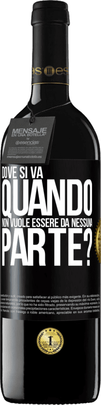 39,95 € | Vino rosso Edizione RED MBE Riserva dove si va quando non vuole essere da nessuna parte? Etichetta Nera. Etichetta personalizzabile Riserva 12 Mesi Raccogliere 2015 Tempranillo