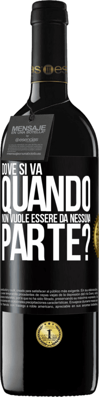 39,95 € Spedizione Gratuita | Vino rosso Edizione RED MBE Riserva dove si va quando non vuole essere da nessuna parte? Etichetta Nera. Etichetta personalizzabile Riserva 12 Mesi Raccogliere 2016 Tempranillo