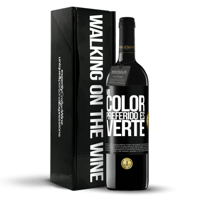 «Mi color preferido es: verte» Edición RED MBE Reserva