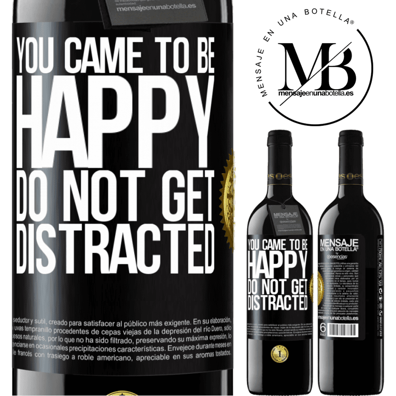 24,95 € Free Shipping | Red Wine RED Edition Crianza 6 Months You came to be happy. Do not get distracted Black Label. Customizable label Aging in oak barrels 6 Months Harvest 2019 Tempranillo