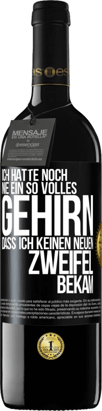 «Ich hatte noch nie ein so volles Gehirn, dass ich keinen neuen Zweifel bekam» RED Ausgabe MBE Reserve