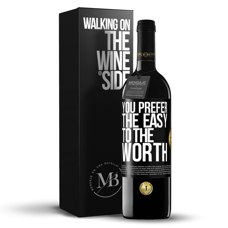 39,95 € Free Shipping | Red Wine RED Edition MBE Reserve You prefer the easy to the worth Black Label. Customizable label Reserve 12 Months Harvest 2014 Tempranillo