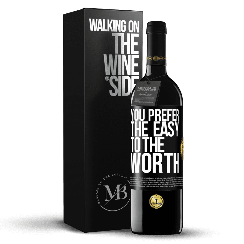 39,95 € Free Shipping | Red Wine RED Edition MBE Reserve You prefer the easy to the worth Black Label. Customizable label Reserve 12 Months Harvest 2015 Tempranillo