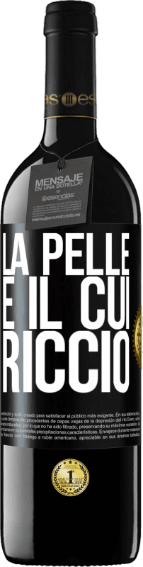 39,95 € | Vino rosso Edizione RED MBE Riserva La pelle è il cui riccio Etichetta Nera. Etichetta personalizzabile Riserva 12 Mesi Raccogliere 2014 Tempranillo