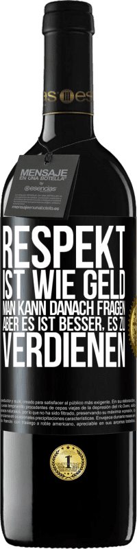 «Respekt ist wie Geld. Man kann danach fragen, aber es ist besser, es zu verdienen» RED Ausgabe MBE Reserve