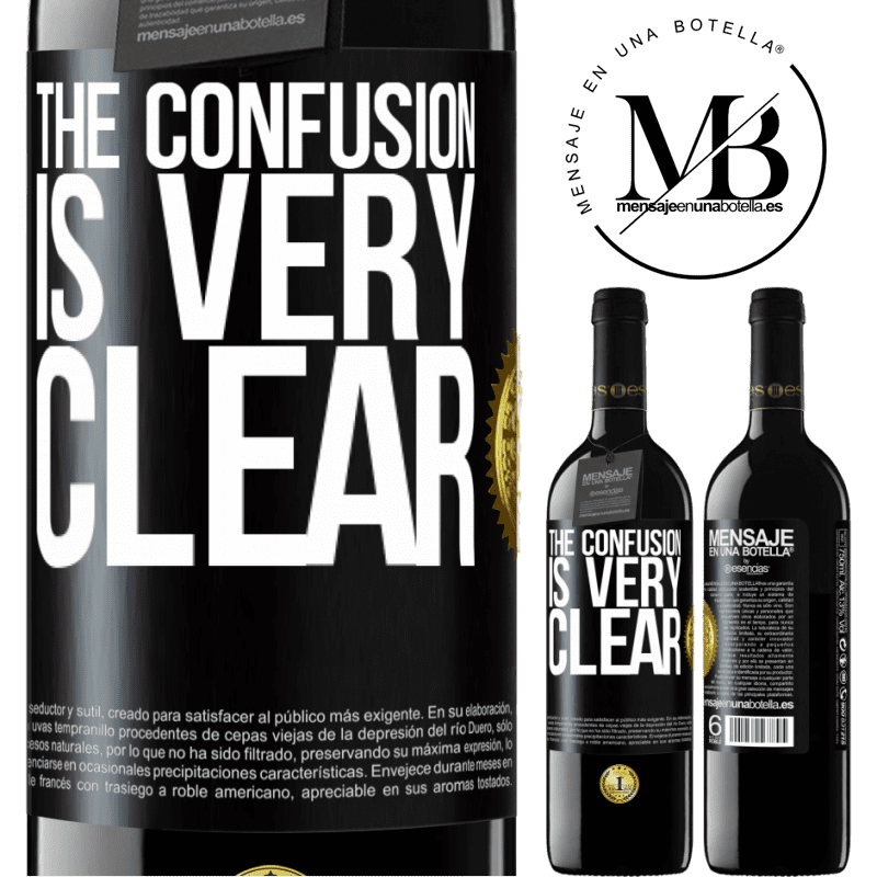 24,95 € Free Shipping | Red Wine RED Edition Crianza 6 Months The confusion is very clear Black Label. Customizable label Aging in oak barrels 6 Months Harvest 2019 Tempranillo