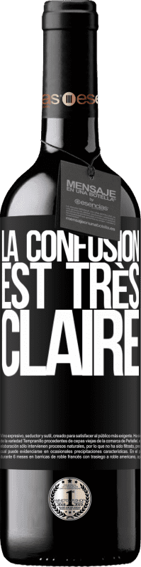 39,95 € Envoi gratuit | Vin rouge Édition RED MBE Réserve La confusion est très claire Étiquette Noire. Étiquette personnalisable Réserve 12 Mois Récolte 2014 Tempranillo