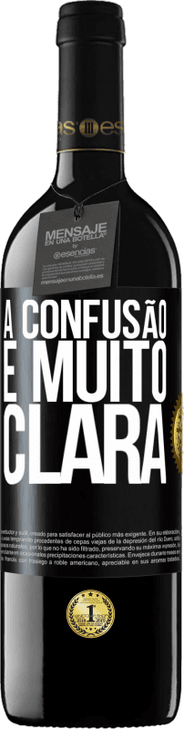 39,95 € | Vinho tinto Edição RED MBE Reserva A confusão é muito clara Etiqueta Preta. Etiqueta personalizável Reserva 12 Meses Colheita 2015 Tempranillo