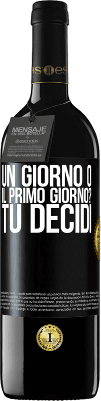 39,95 € | Vino rosso Edizione RED MBE Riserva un giorno o il primo giorno? Tu decidi Etichetta Nera. Etichetta personalizzabile Riserva 12 Mesi Raccogliere 2015 Tempranillo