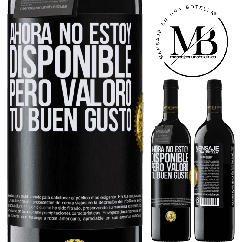 39,95 € Envío gratis | Vino Tinto Edición RED MBE Reserva Ahora no estoy disponible, pero valoro tu buen gusto Etiqueta Negra. Etiqueta personalizable Reserva 12 Meses Cosecha 2015 Tempranillo