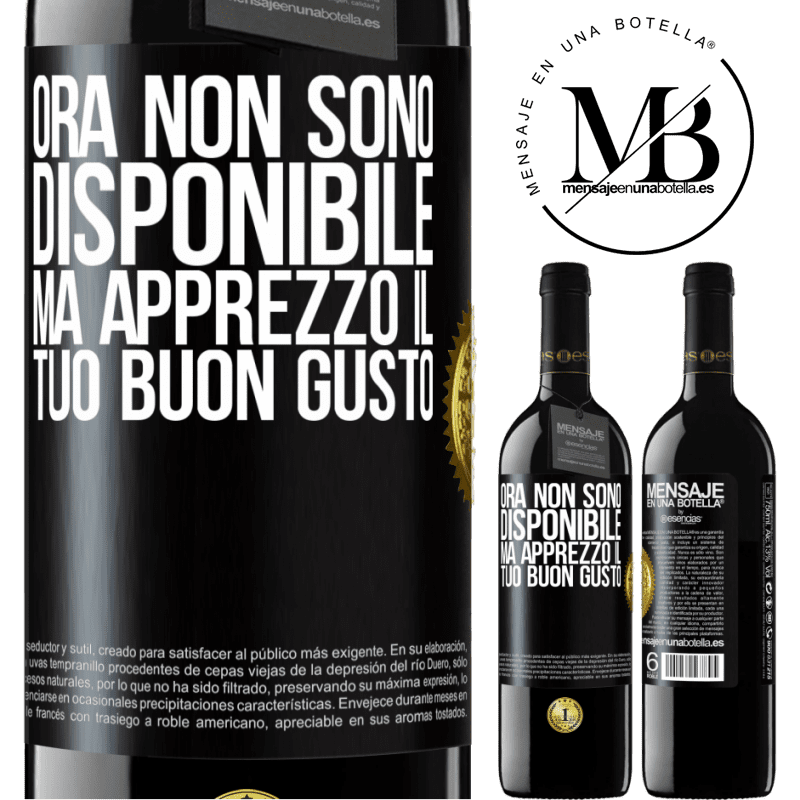 39,95 € Spedizione Gratuita | Vino rosso Edizione RED MBE Riserva Ora non sono disponibile, ma apprezzo il tuo buon gusto Etichetta Nera. Etichetta personalizzabile Riserva 12 Mesi Raccogliere 2015 Tempranillo