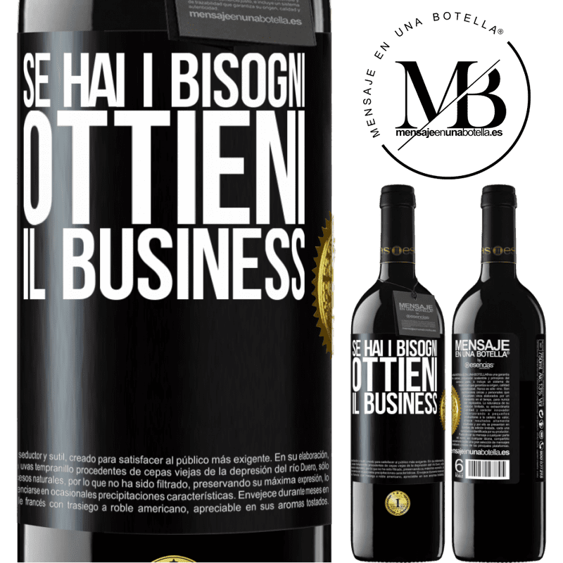 39,95 € Spedizione Gratuita | Vino rosso Edizione RED MBE Riserva Se hai i bisogni, ottieni il business Etichetta Nera. Etichetta personalizzabile Riserva 12 Mesi Raccogliere 2014 Tempranillo