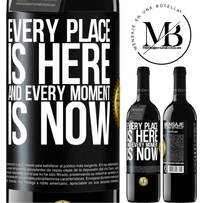 24,95 € Free Shipping | Red Wine RED Edition Crianza 6 Months Every place is here and every moment is now Black Label. Customizable label Aging in oak barrels 6 Months Harvest 2019 Tempranillo