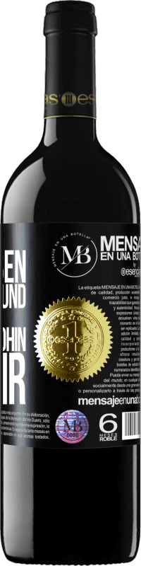 «Ich versuche, mein Leben zu ordnen und weiß nicht, wohin mit dir» RED Ausgabe MBE Reserve