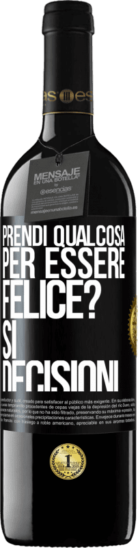 39,95 € Spedizione Gratuita | Vino rosso Edizione RED MBE Riserva prendi qualcosa per essere felice? Sì, decisioni Etichetta Nera. Etichetta personalizzabile Riserva 12 Mesi Raccogliere 2016 Tempranillo