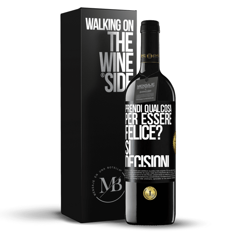 39,95 € Spedizione Gratuita | Vino rosso Edizione RED MBE Riserva prendi qualcosa per essere felice? Sì, decisioni Etichetta Nera. Etichetta personalizzabile Riserva 12 Mesi Raccogliere 2015 Tempranillo