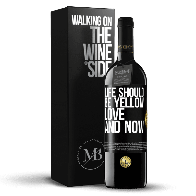 39,95 € Free Shipping | Red Wine RED Edition MBE Reserve Life should be yellow. Love and now Black Label. Customizable label Reserve 12 Months Harvest 2014 Tempranillo