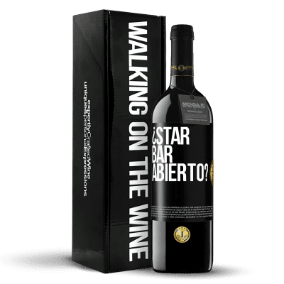 «¿STAR BAR abierto?» Edición RED MBE Reserva