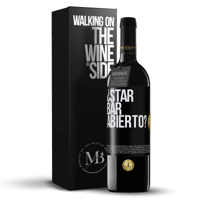 «¿STAR BAR abierto?» RED Ausgabe MBE Reserve