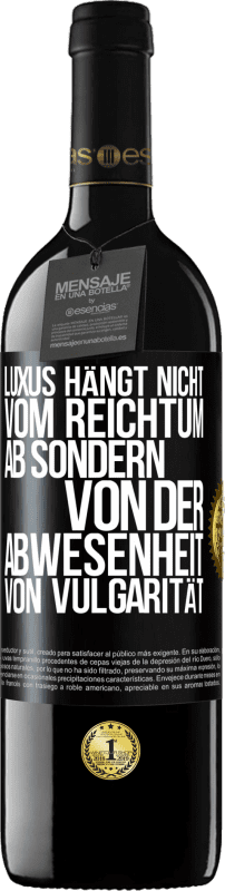 Kostenloser Versand | Rotwein RED Ausgabe MBE Reserve Luxus hängt nicht vom Reichtum ab, sondern von der Abwesenheit von Vulgarität Schwarzes Etikett. Anpassbares Etikett Reserve 12 Monate Ernte 2014 Tempranillo