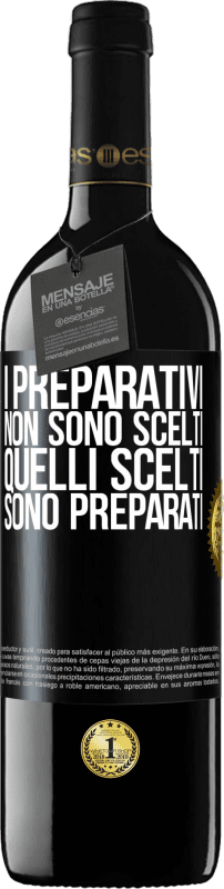 Spedizione Gratuita | Vino rosso Edizione RED MBE Riserva I preparativi non sono scelti, quelli scelti sono preparati Etichetta Nera. Etichetta personalizzabile Riserva 12 Mesi Raccogliere 2014 Tempranillo