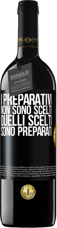 39,95 € Spedizione Gratuita | Vino rosso Edizione RED MBE Riserva I preparativi non sono scelti, quelli scelti sono preparati Etichetta Nera. Etichetta personalizzabile Riserva 12 Mesi Raccogliere 2016 Tempranillo
