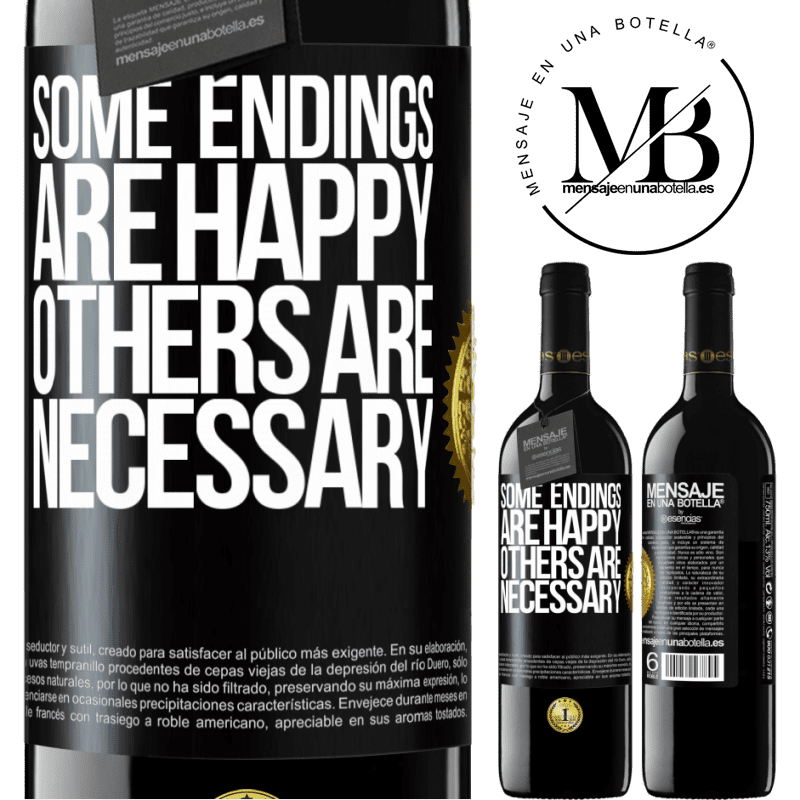 24,95 € Free Shipping | Red Wine RED Edition Crianza 6 Months Some endings are happy. Others are necessary Black Label. Customizable label Aging in oak barrels 6 Months Harvest 2019 Tempranillo