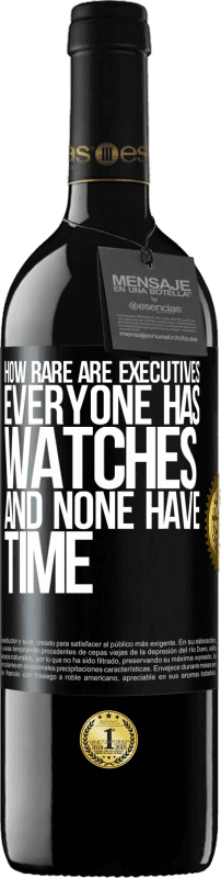 «How rare are executives. Everyone has watches and none have time» RED Edition MBE Reserve
