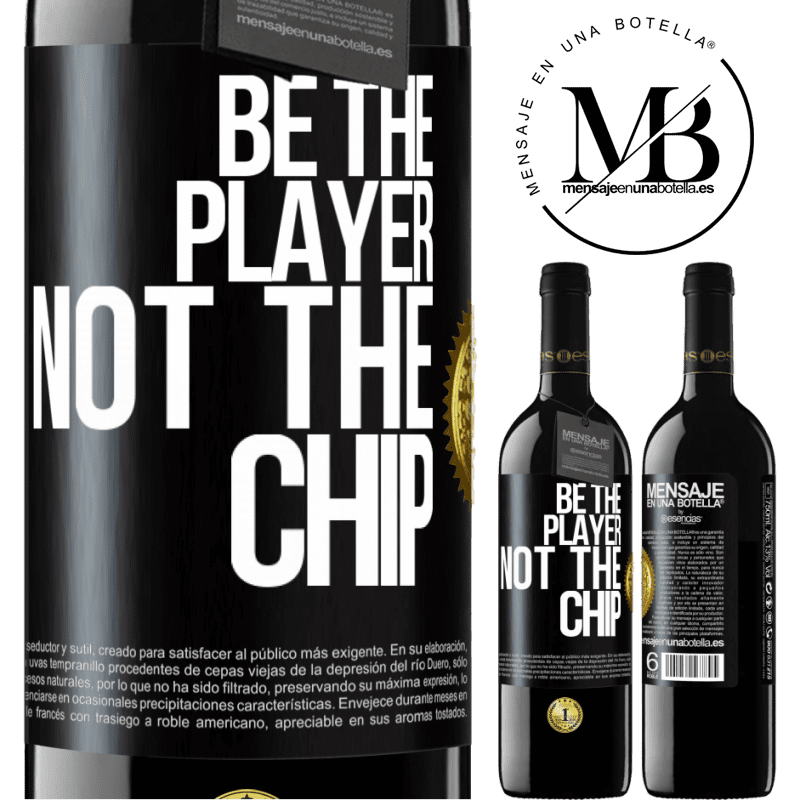 24,95 € Free Shipping | Red Wine RED Edition Crianza 6 Months Be the player, not the chip Black Label. Customizable label Aging in oak barrels 6 Months Harvest 2019 Tempranillo