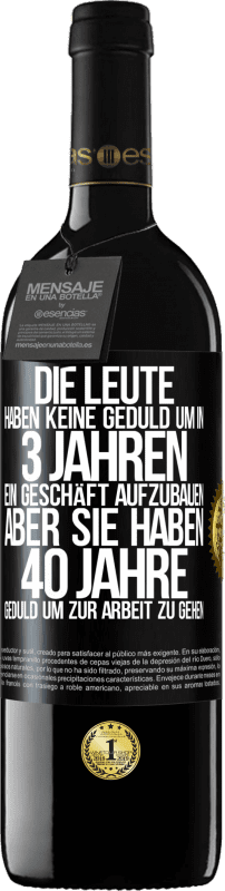 «Die Leute haben keine Geduld, um in 3 Jahren ein Geschäft aufzubauen. Aber sie haben 40 Jahre Geduld, um zur Arbeit zu gehen» RED Ausgabe MBE Reserve