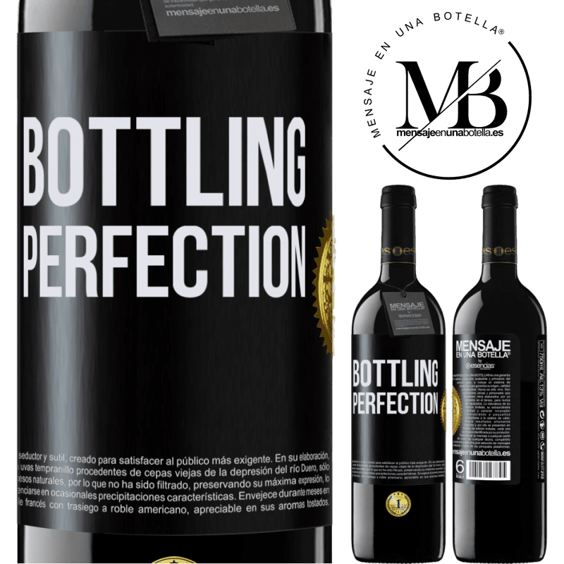 39,95 € Envío gratis | Vino Tinto Edición RED MBE Reserva Bottling perfection Etiqueta Negra. Etiqueta personalizable Reserva 12 Meses Cosecha 2016 Tempranillo