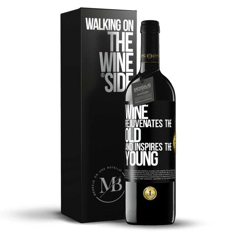 39,95 € Free Shipping | Red Wine RED Edition MBE Reserve Wine rejuvenates the old and inspires the young Black Label. Customizable label Reserve 12 Months Harvest 2014 Tempranillo