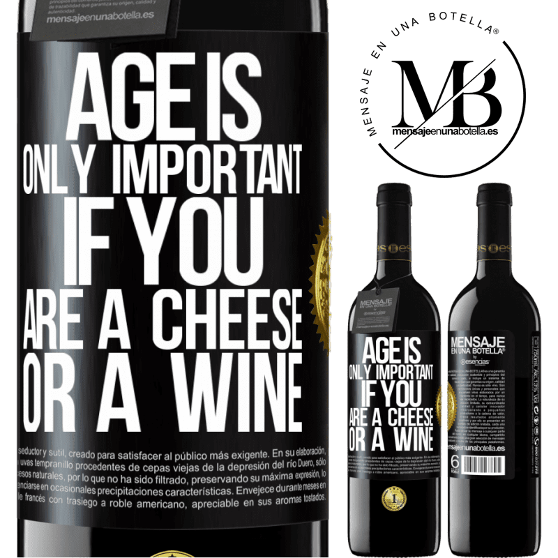 39,95 € Free Shipping | Red Wine RED Edition MBE Reserve Age is only important if you are a cheese or a wine Black Label. Customizable label Reserve 12 Months Harvest 2015 Tempranillo