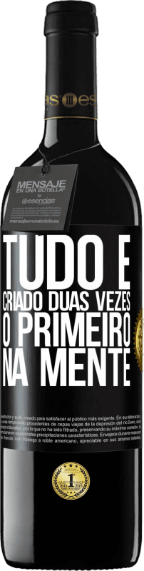 39,95 € | Vinho tinto Edição RED MBE Reserva Tudo é criado duas vezes. O primeiro na mente Etiqueta Preta. Etiqueta personalizável Reserva 12 Meses Colheita 2015 Tempranillo