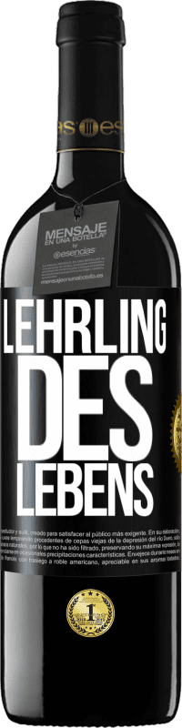 39,95 € Kostenloser Versand | Rotwein RED Ausgabe MBE Reserve Lehrling des Lebens Schwarzes Etikett. Anpassbares Etikett Reserve 12 Monate Ernte 2016 Tempranillo