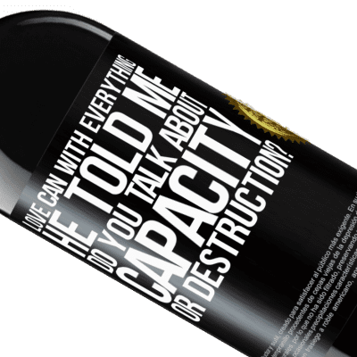 Unique & Personal Expressions. «Love can with everything, he told me. Do you talk about capacity or destruction?» RED Edition MBE Reserve