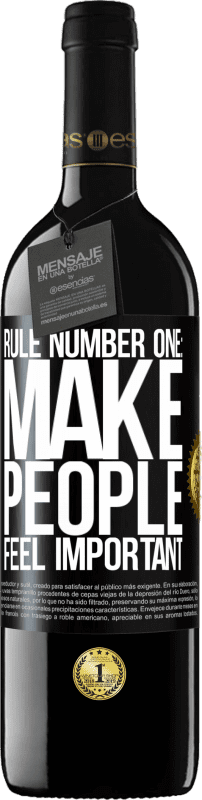 39,95 € 送料無料 | 赤ワイン REDエディション MBE 予約する ルールナンバー1：人々に重要性を感じさせる ブラックラベル. カスタマイズ可能なラベル 予約する 12 月 収穫 2014 Tempranillo