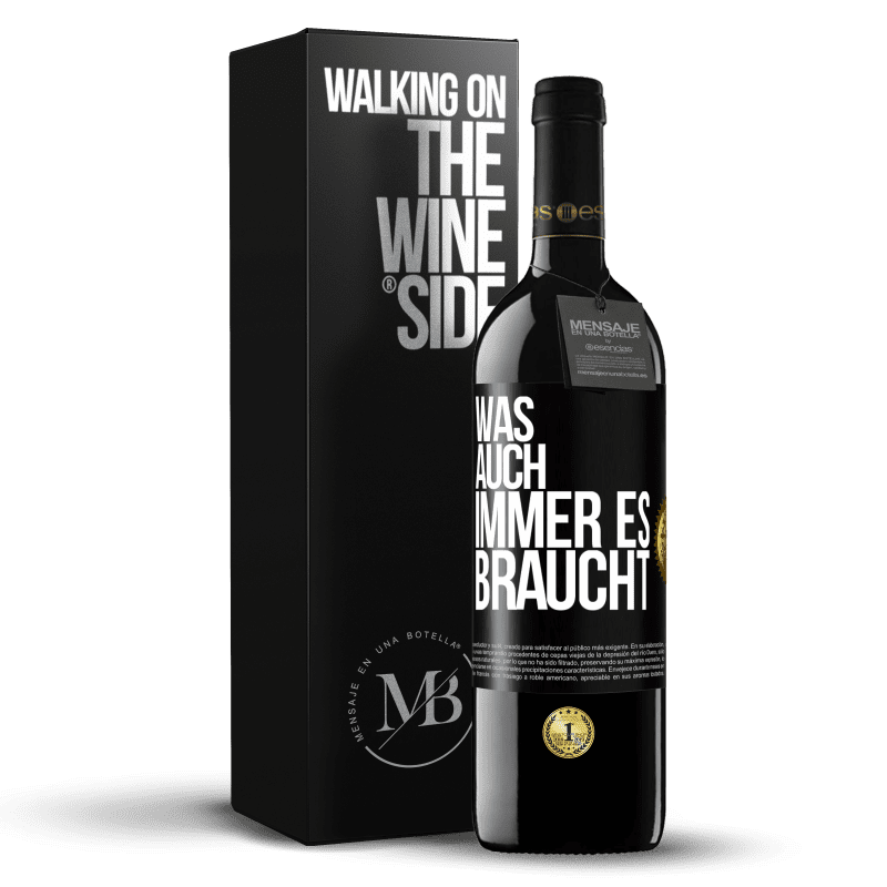 39,95 € Kostenloser Versand | Rotwein RED Ausgabe MBE Reserve Was auch immer es braucht Schwarzes Etikett. Anpassbares Etikett Reserve 12 Monate Ernte 2016 Tempranillo