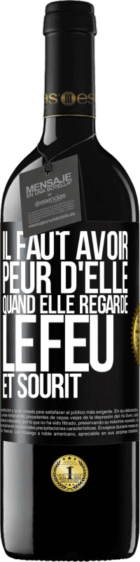 39,95 € | Vin rouge Édition RED MBE Réserve Il faut avoir peur d'elle, quand elle regarde le feu et sourit Étiquette Noire. Étiquette personnalisable Réserve 12 Mois Récolte 2015 Tempranillo