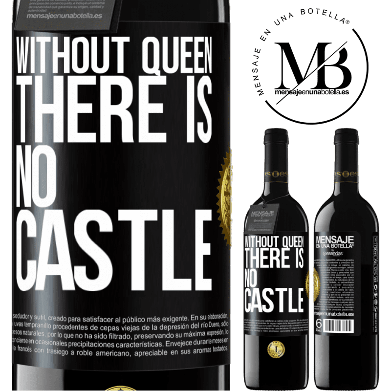 39,95 € Free Shipping | Red Wine RED Edition MBE Reserve Without queen, there is no castle Black Label. Customizable label Reserve 12 Months Harvest 2015 Tempranillo