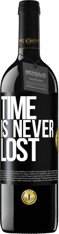 39,95 € | Red Wine RED Edition MBE Reserve Time is never lost Black Label. Customizable label Reserve 12 Months Harvest 2014 Tempranillo