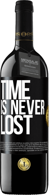 39,95 € | Red Wine RED Edition MBE Reserve Time is never lost Black Label. Customizable label Reserve 12 Months Harvest 2015 Tempranillo